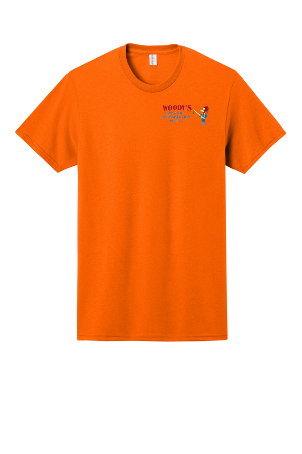 T-shirt Emb - Safety Orange