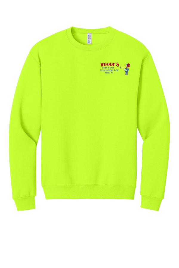 Crewneck Emb - Safety Green