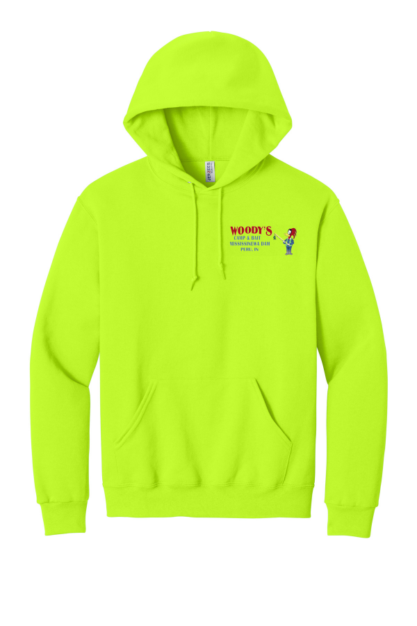Hoodie Emb - Safety Green