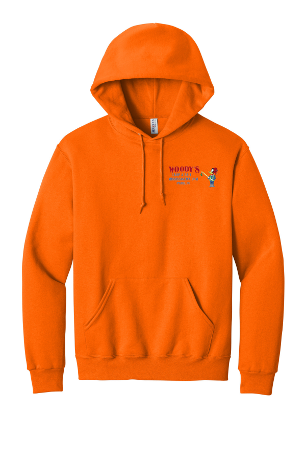 Hoodie Emb - Safety Orange