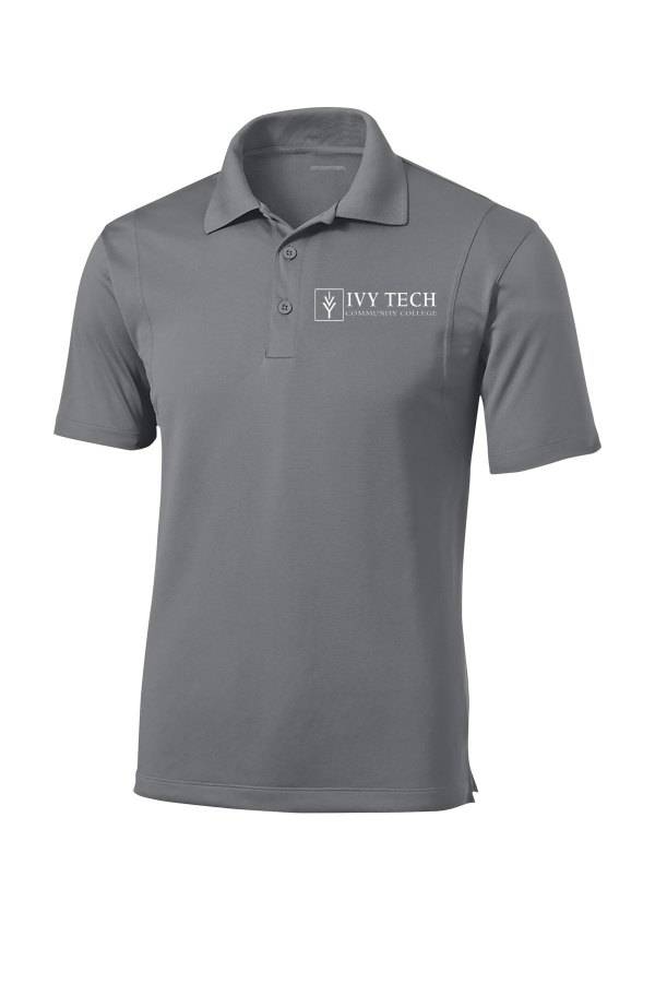 Embroidered Micropique Sport-Wick Polo (Sport-Tek ST650) - Grey Concrete