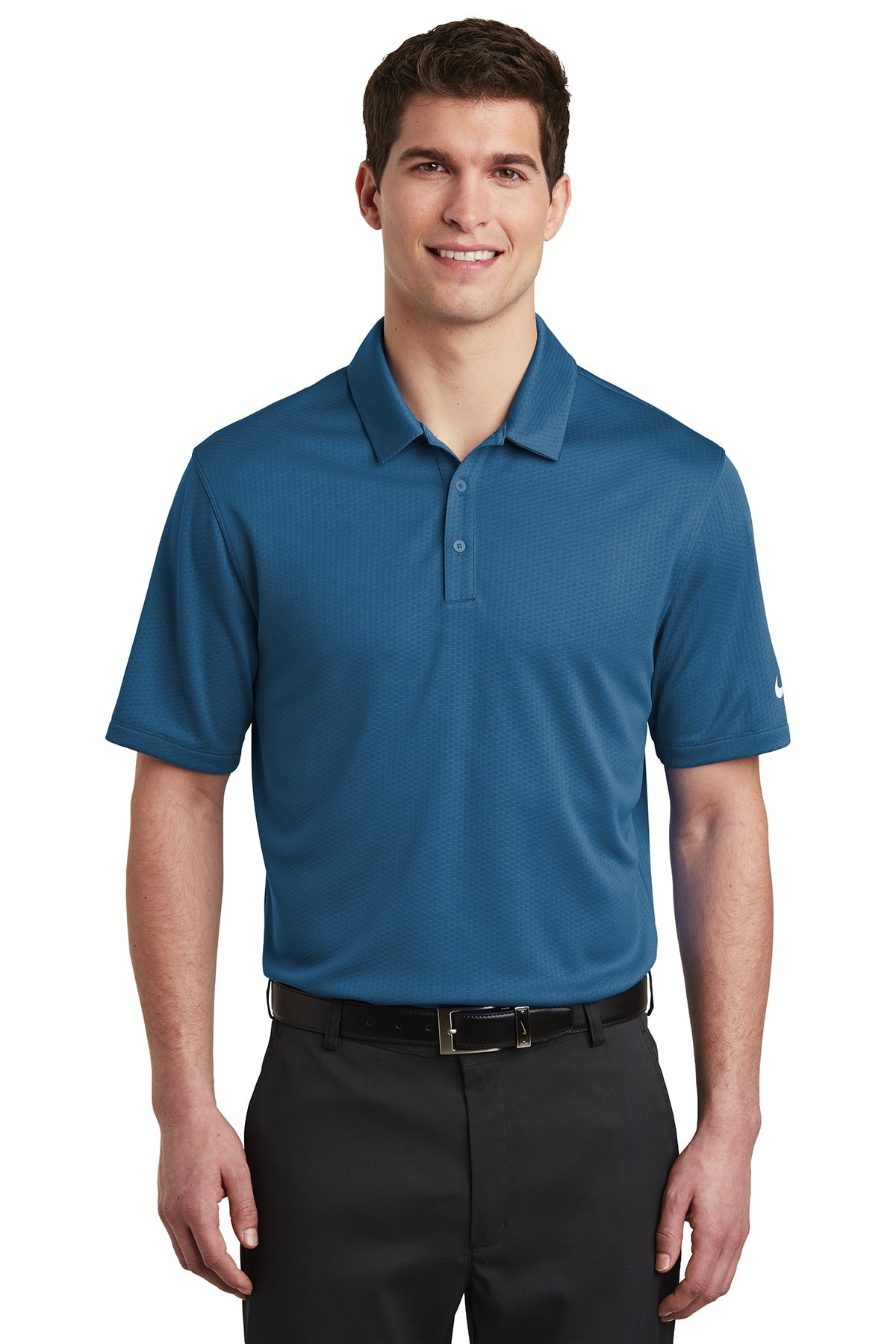 NKAH6266 Nike Dri-FIT Hex Textured Polo