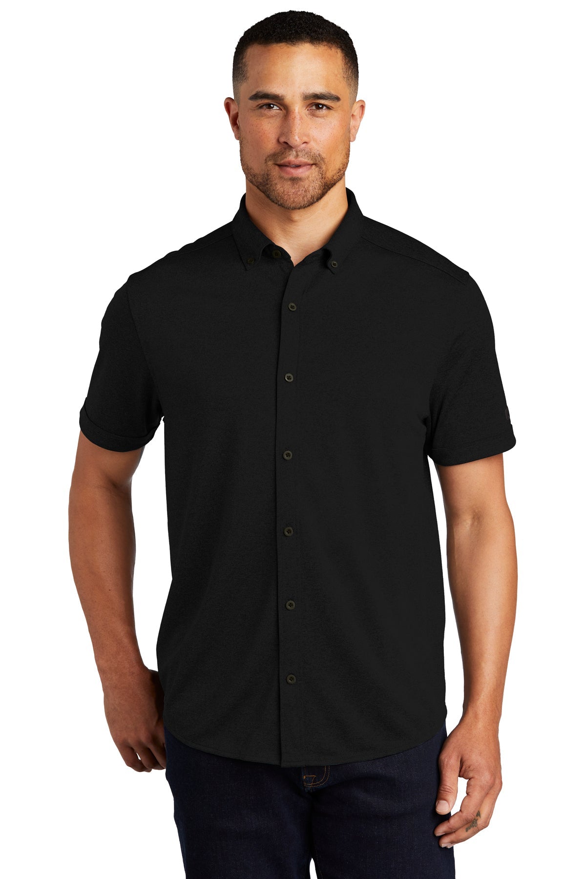 OG141 OGIO® Gravitate Full-Button Polo