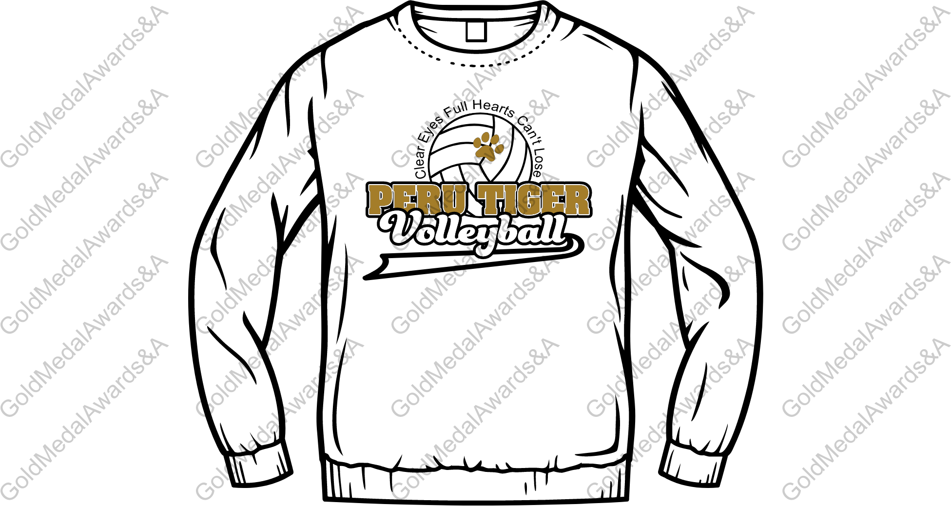 PHS Volleyball Crewneck