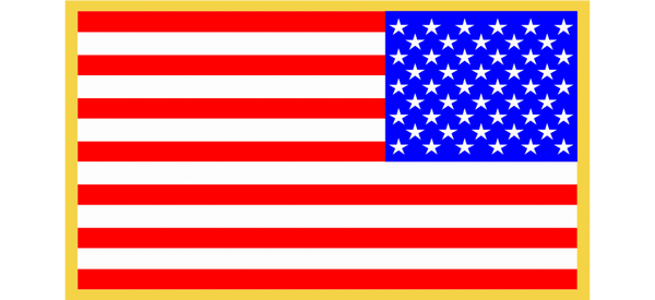 Embroidered Full-Color Reverse Flag