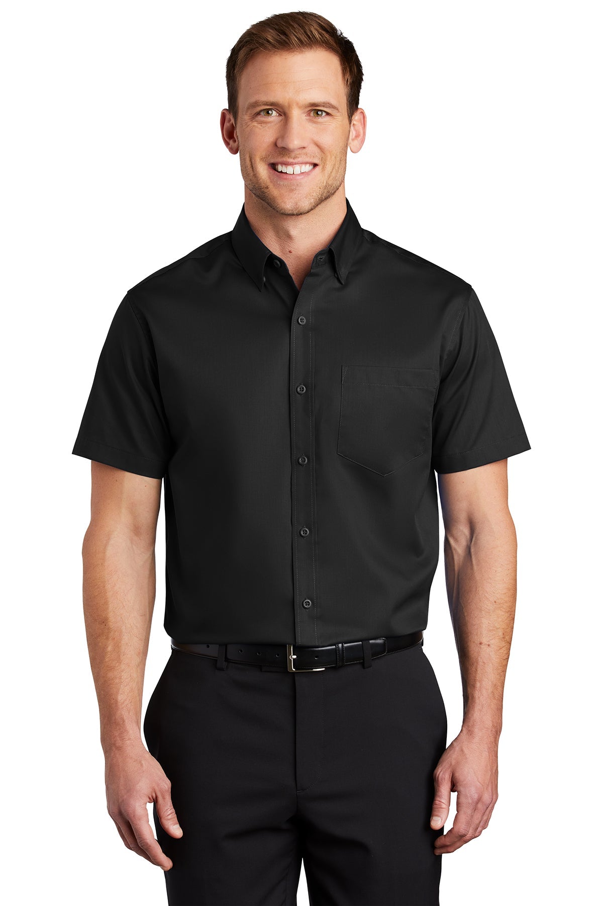 S664 Port Authority® Short Sleeve SuperPro™ Twill Shirt