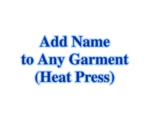 Name added to additional item