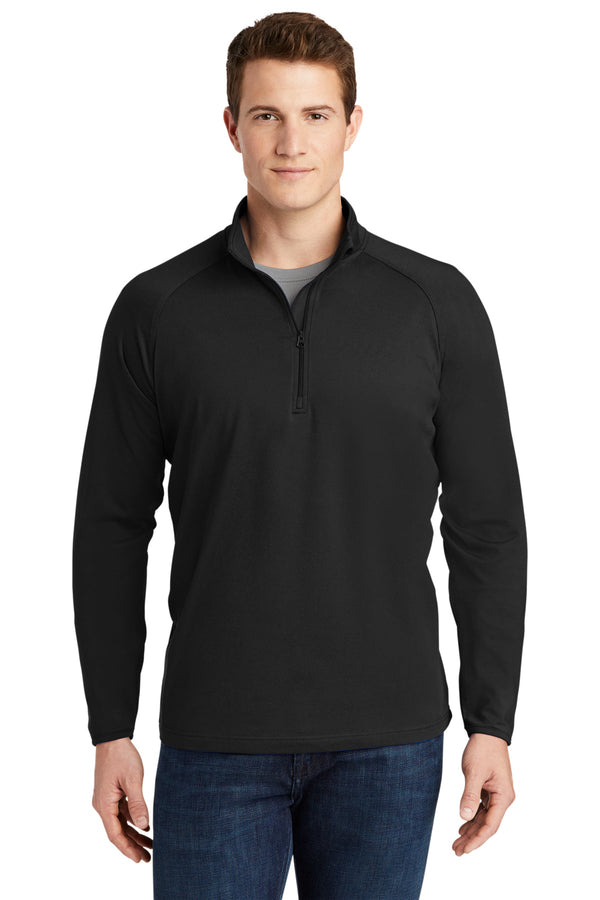 TALL 1/4 Zip TST850 - Black
