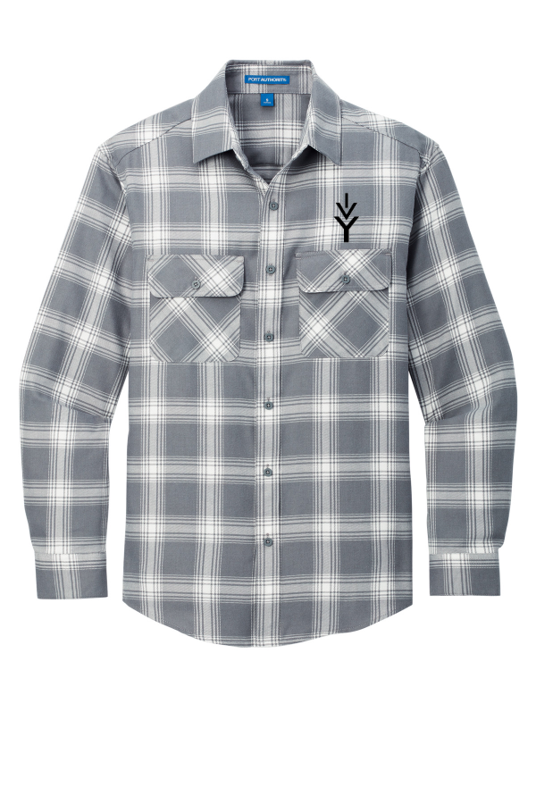 Embroidered Plaid Flannel Shirt (Port Authority W668)