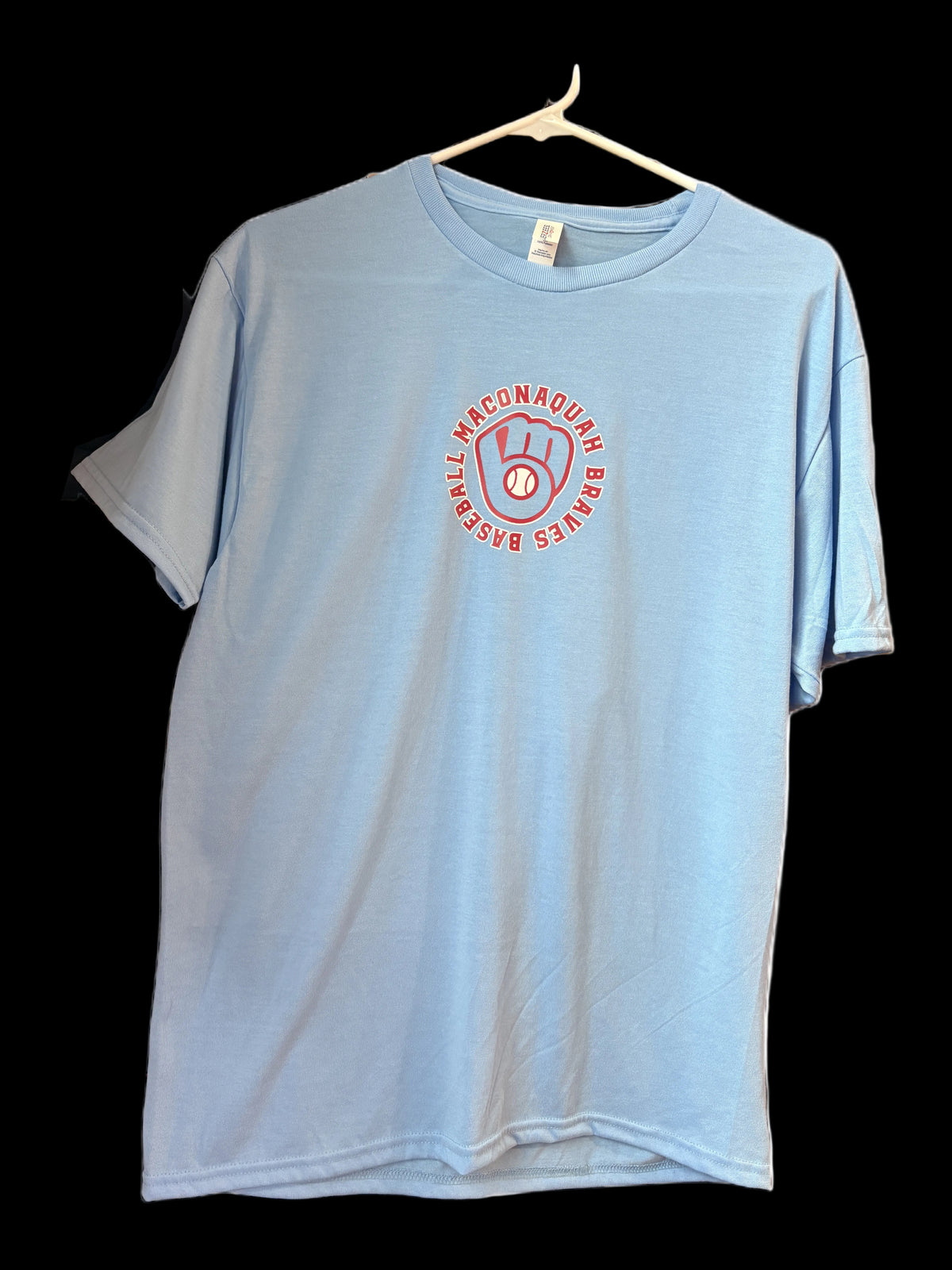 Maconaquah Baseball Short Sleeve Shirt w/ Verse on Back