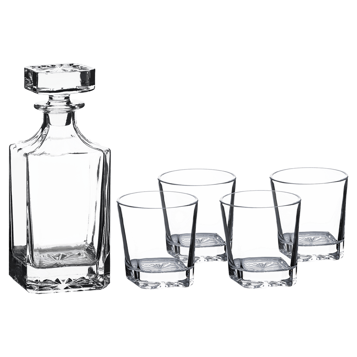 Polar CameLazer Glass Decanter Set