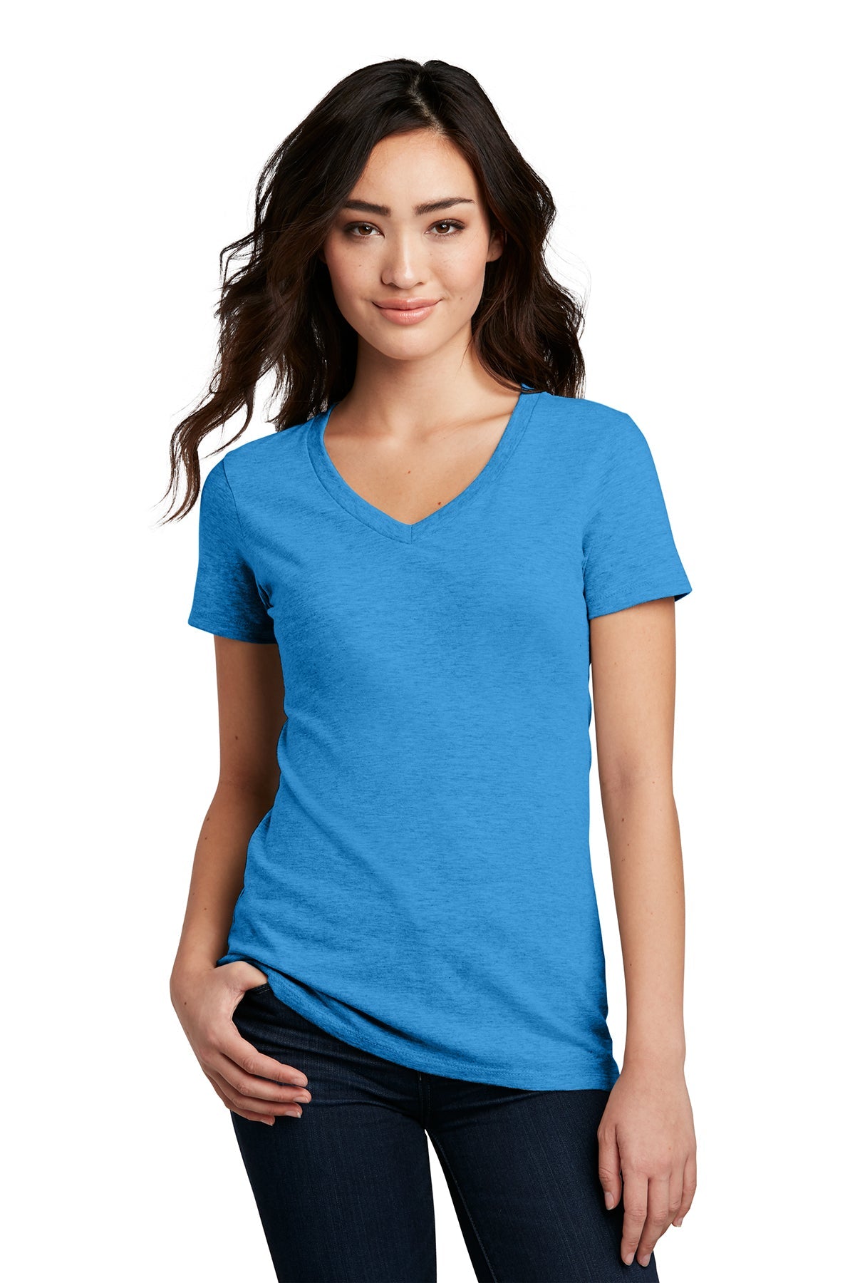 DM1190L-2 District ® Women’s Perfect Blend ® V-Neck Tee