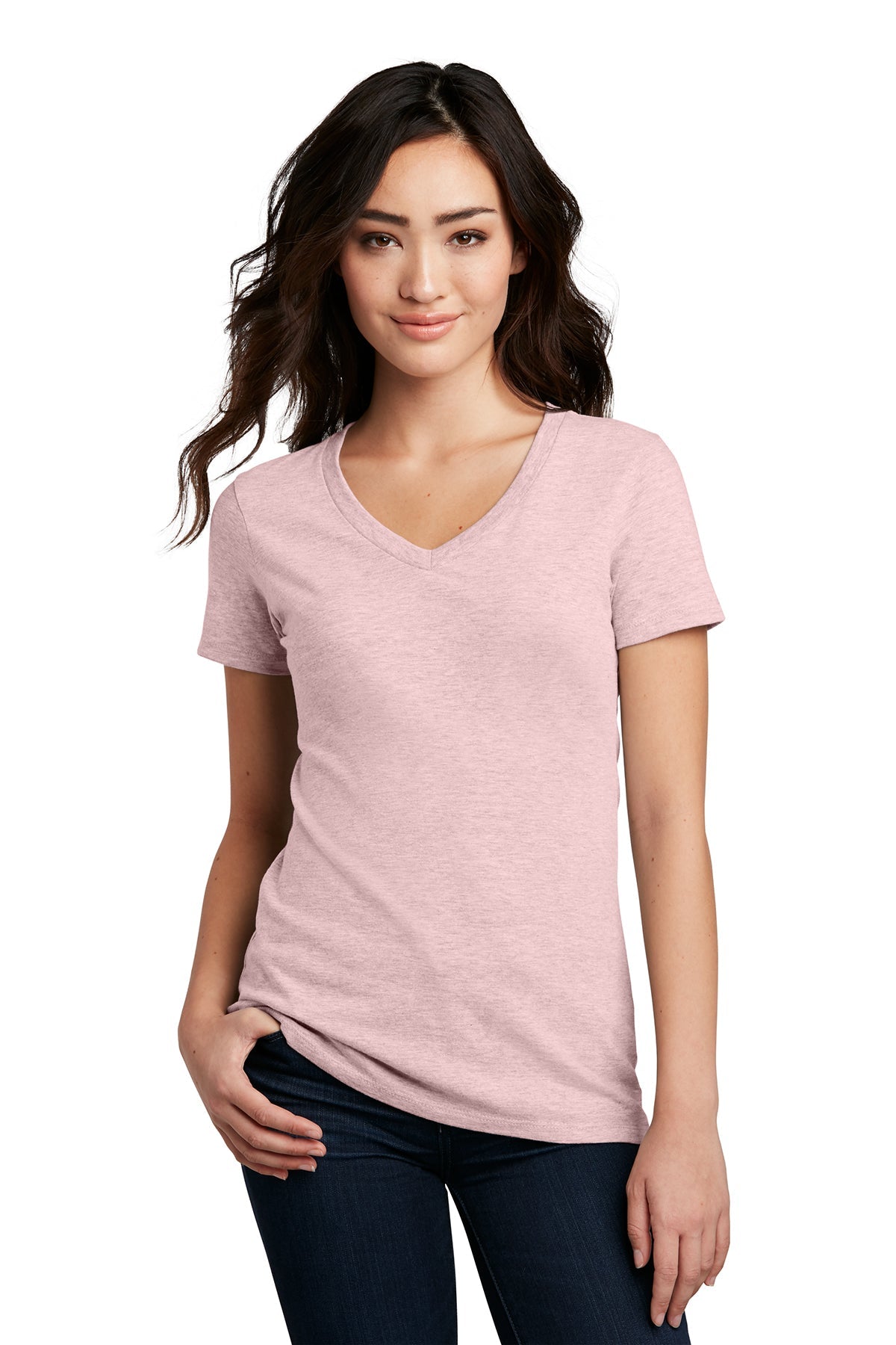 DM1190L-2 District ® Women’s Perfect Blend ® V-Neck Tee