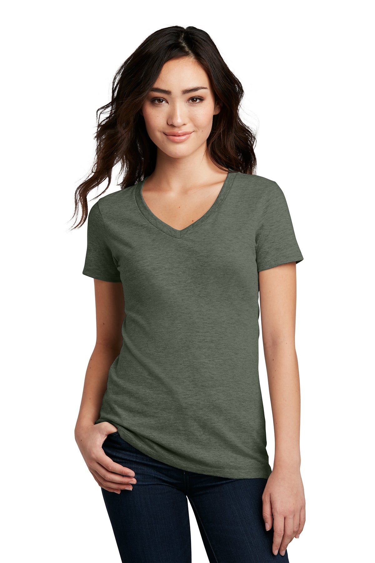 DM1190L-2 District ® Women’s Perfect Blend ® V-Neck Tee