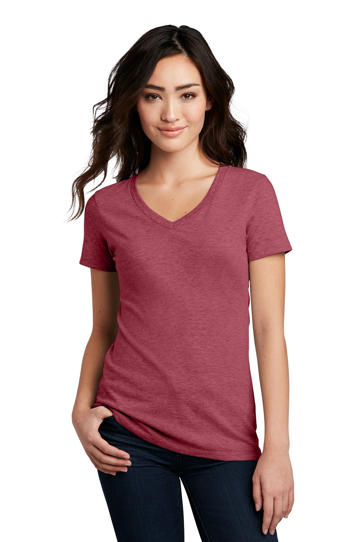 DM1190L-2 District ® Women’s Perfect Blend ® V-Neck Tee