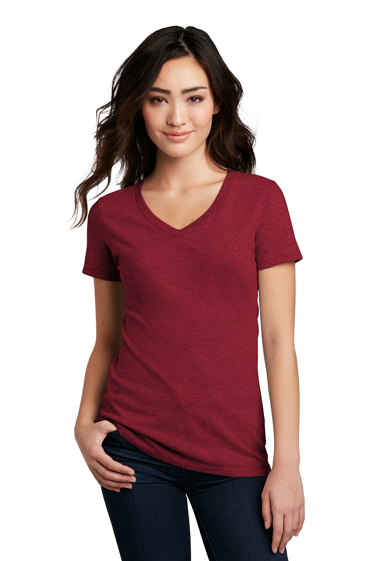 DM1190L-2 District ® Women’s Perfect Blend ® V-Neck Tee