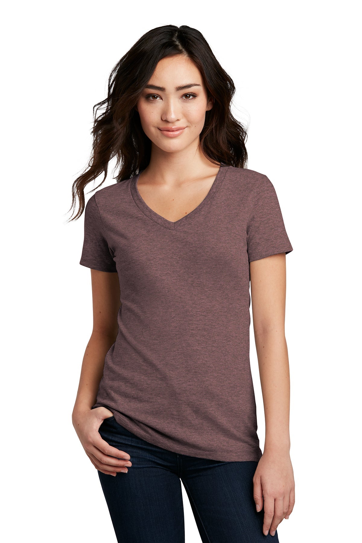 DM1190L-2 District ® Women’s Perfect Blend ® V-Neck Tee