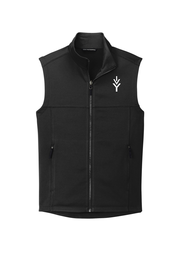 Collective Smooth Fleece Vest (Port Authority F906) - Deep Black