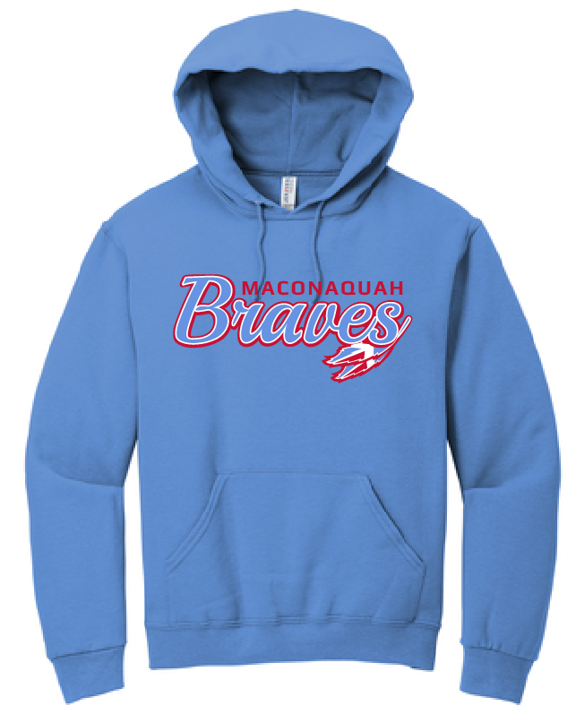 Maconaquah Braves Hoodie - Columbia Blue