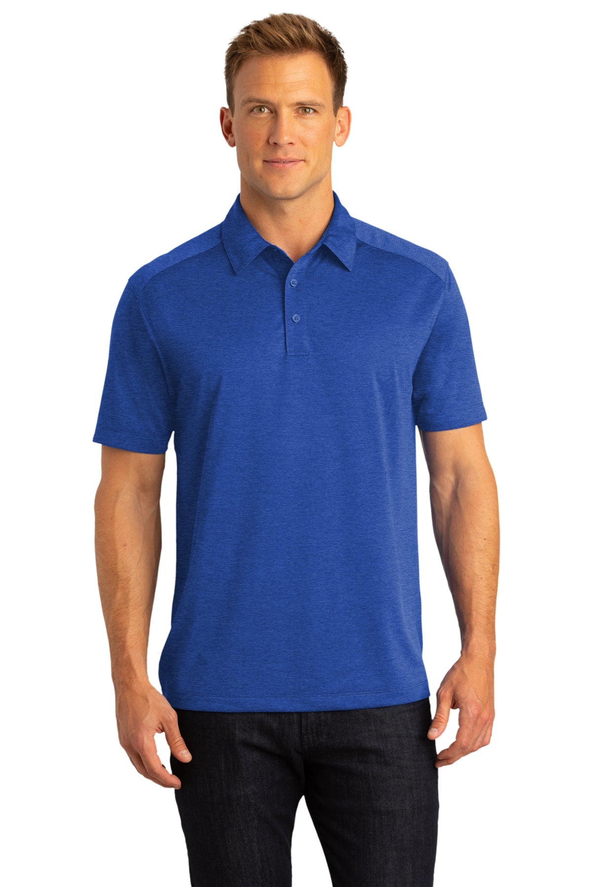 K574  Port Authority® Digi Heather Performance Polo