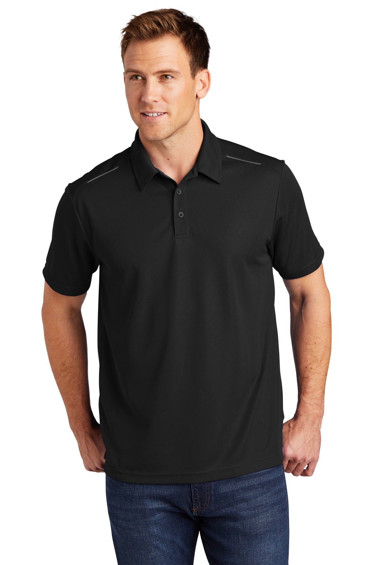 K580 Port Authority® Pinpoint Mesh Polo