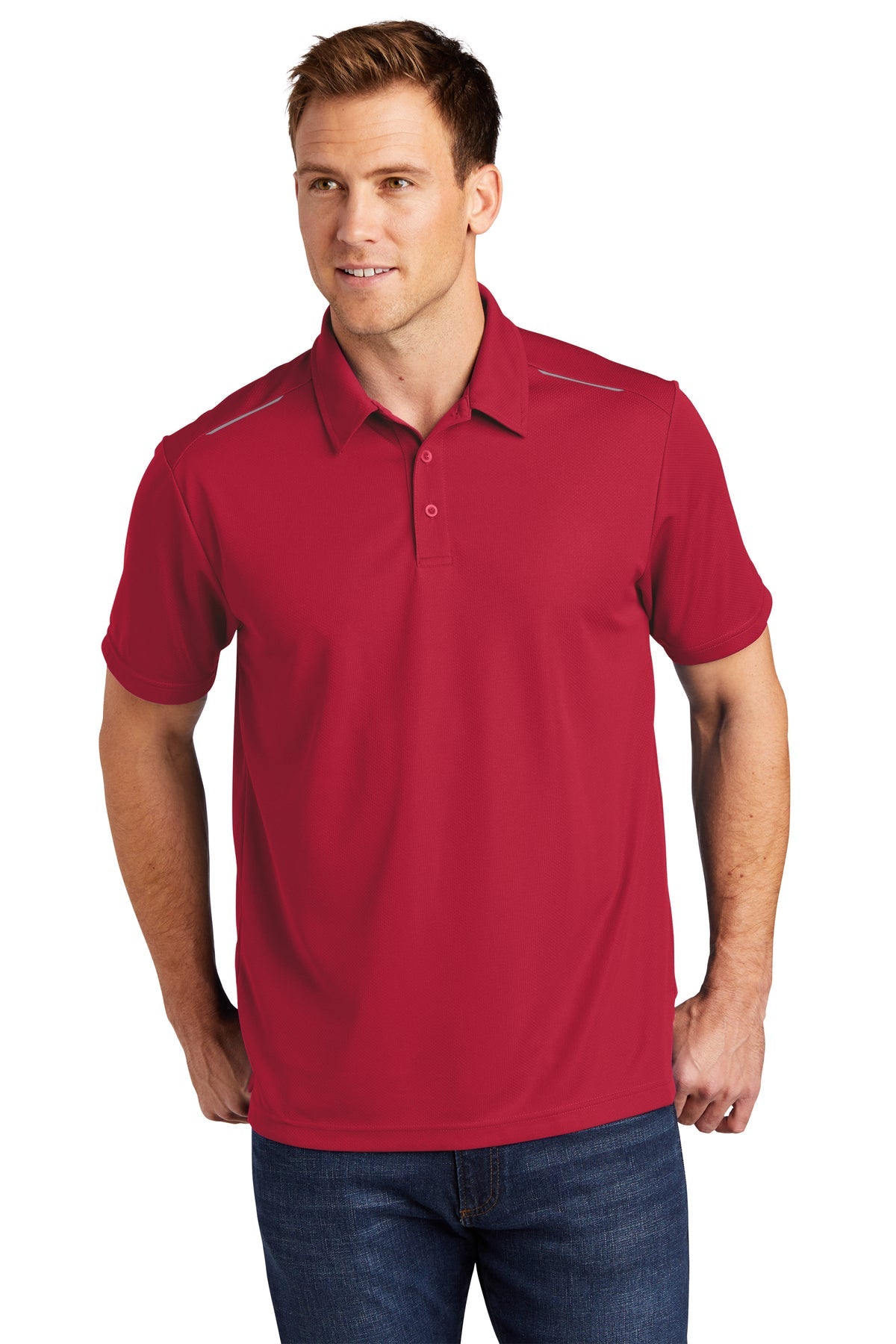 K580 Port Authority® Pinpoint Mesh Polo