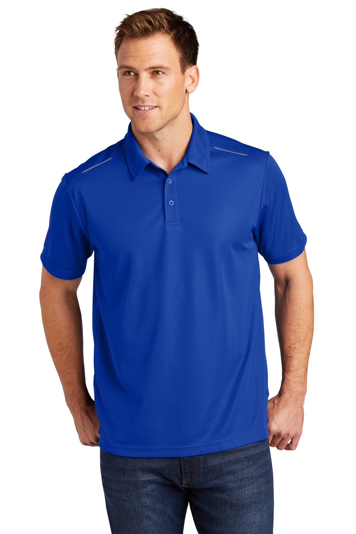K580 Port Authority® Pinpoint Mesh Polo