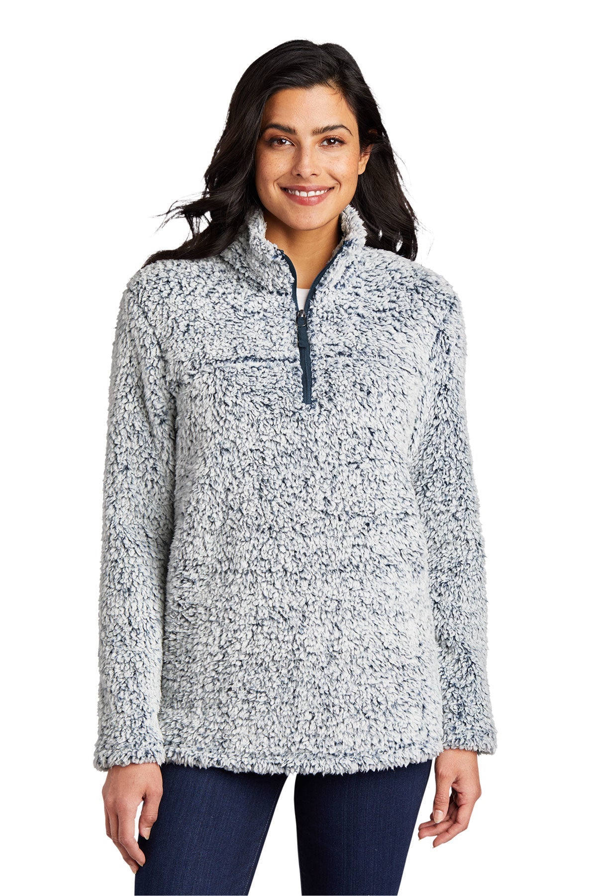 L130  Port Authority® Ladies Cozy 1/4-Zip Fleece