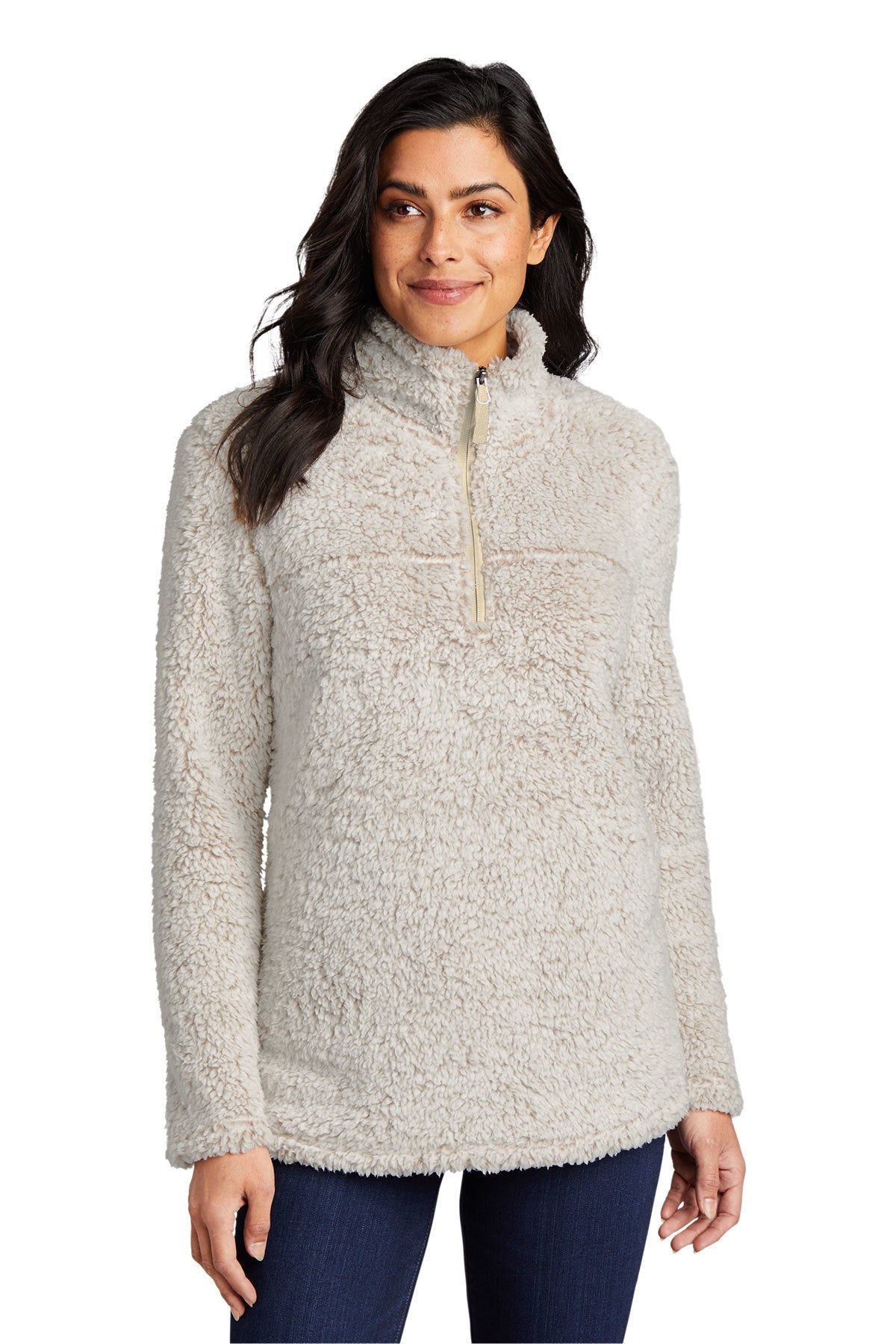 L130  Port Authority® Ladies Cozy 1/4-Zip Fleece