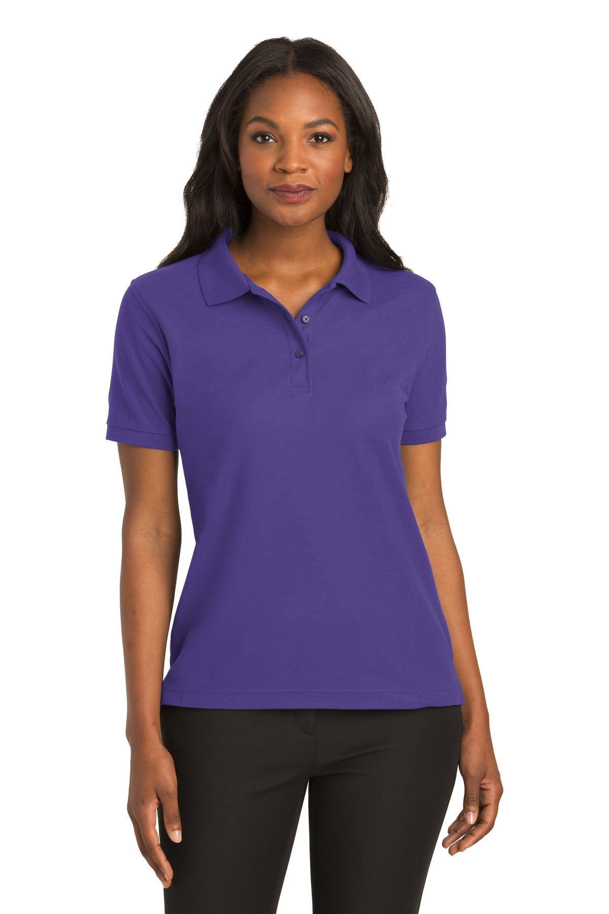 L500-3  Port Authority® Ladies Silk Touch™ Polo