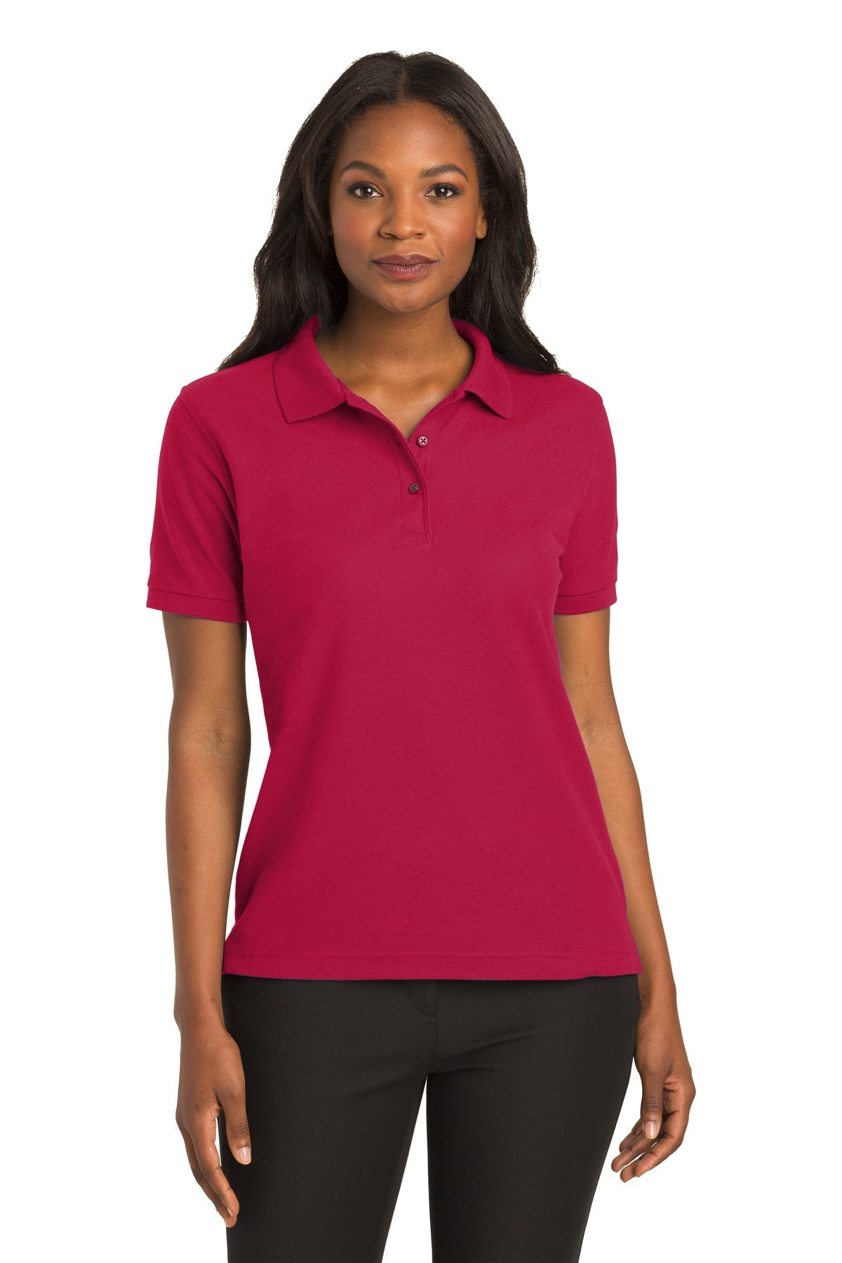L500-3  Port Authority® Ladies Silk Touch™ Polo
