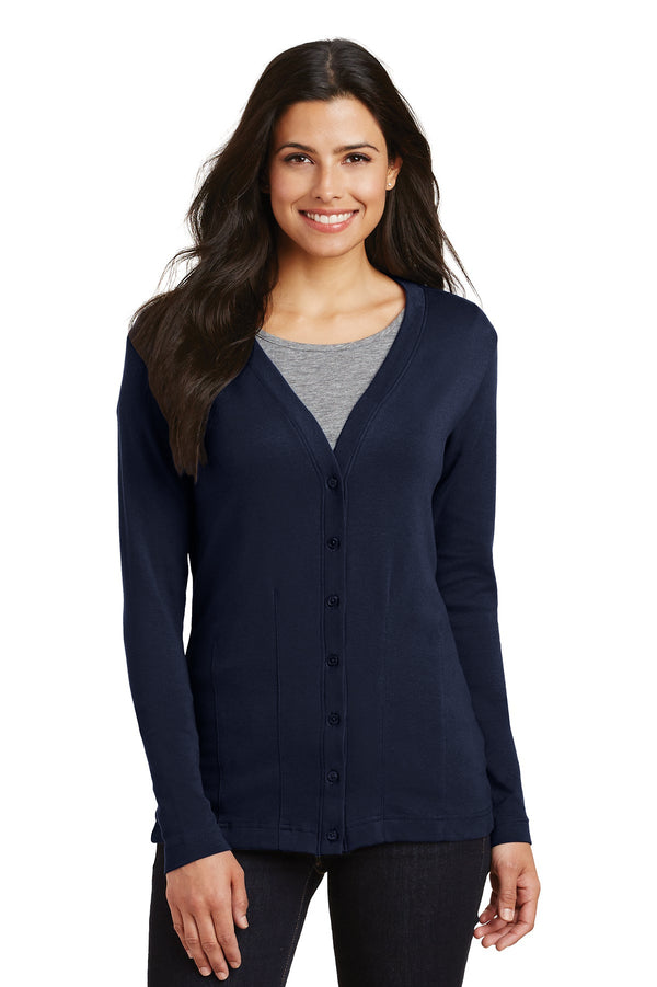 L515 Port Authority® Ladies Modern Stretch Cotton Cardigan