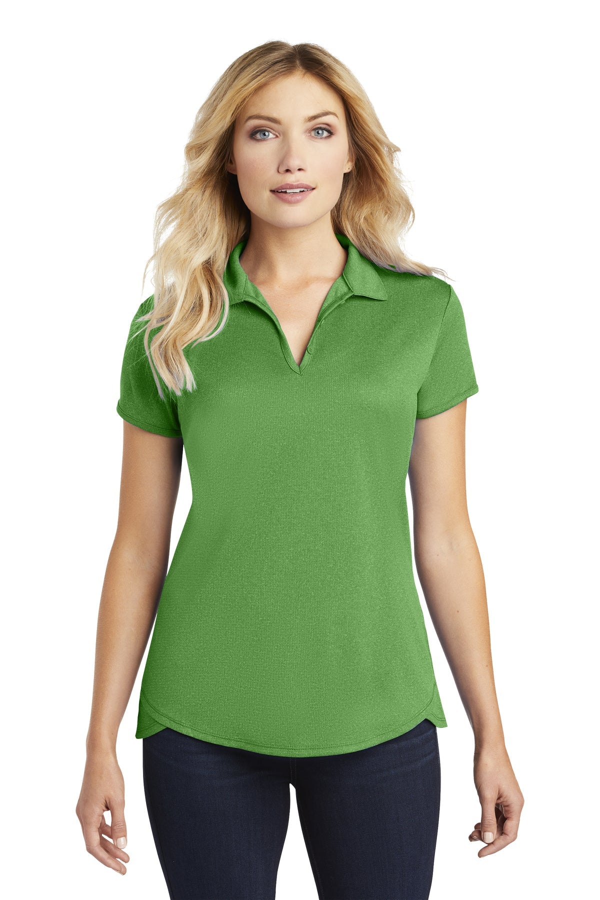 L576 Port Authority® Ladies Trace Heather Polo
