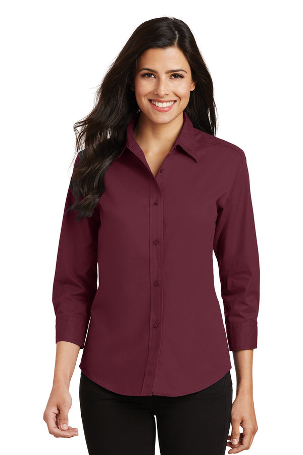L612 Port Authority® Ladies 3/4-Sleeve Easy Care Shirt