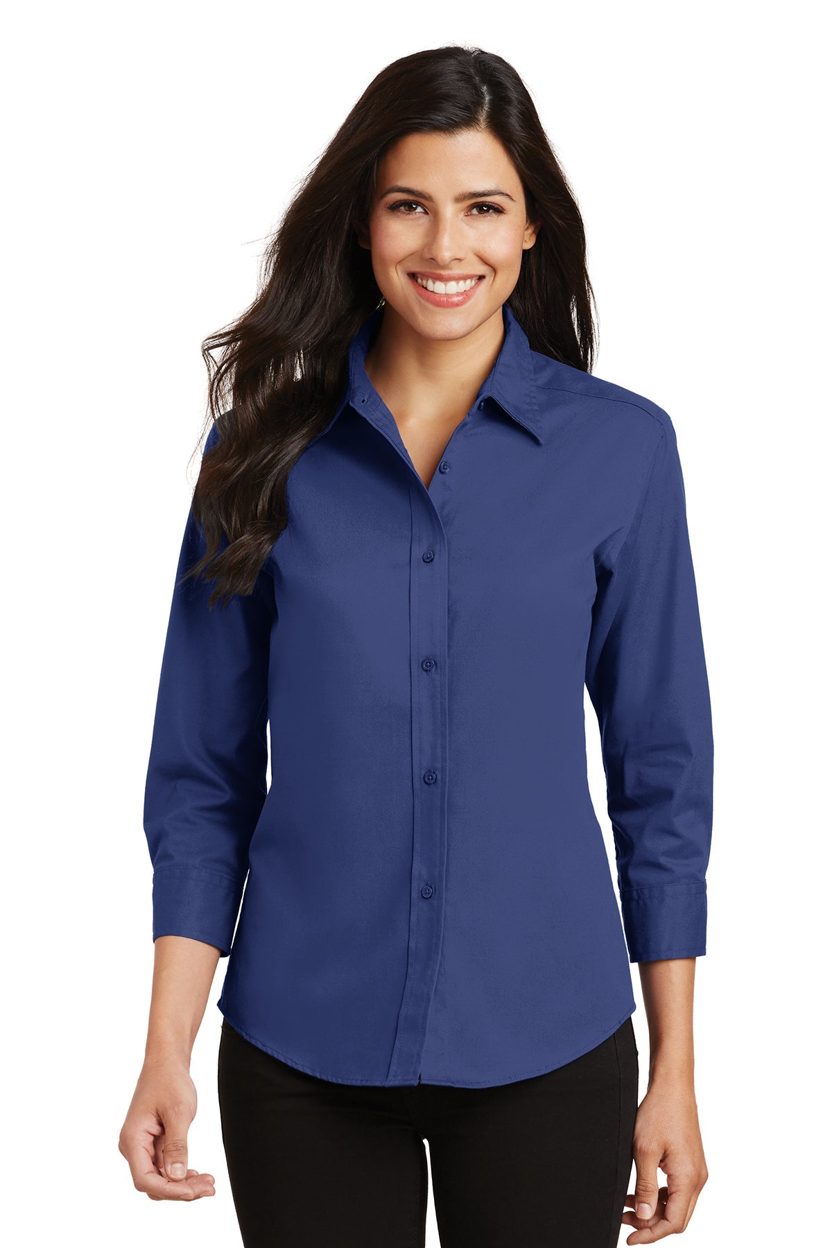 L612 Port Authority® Ladies 3/4-Sleeve Easy Care Shirt