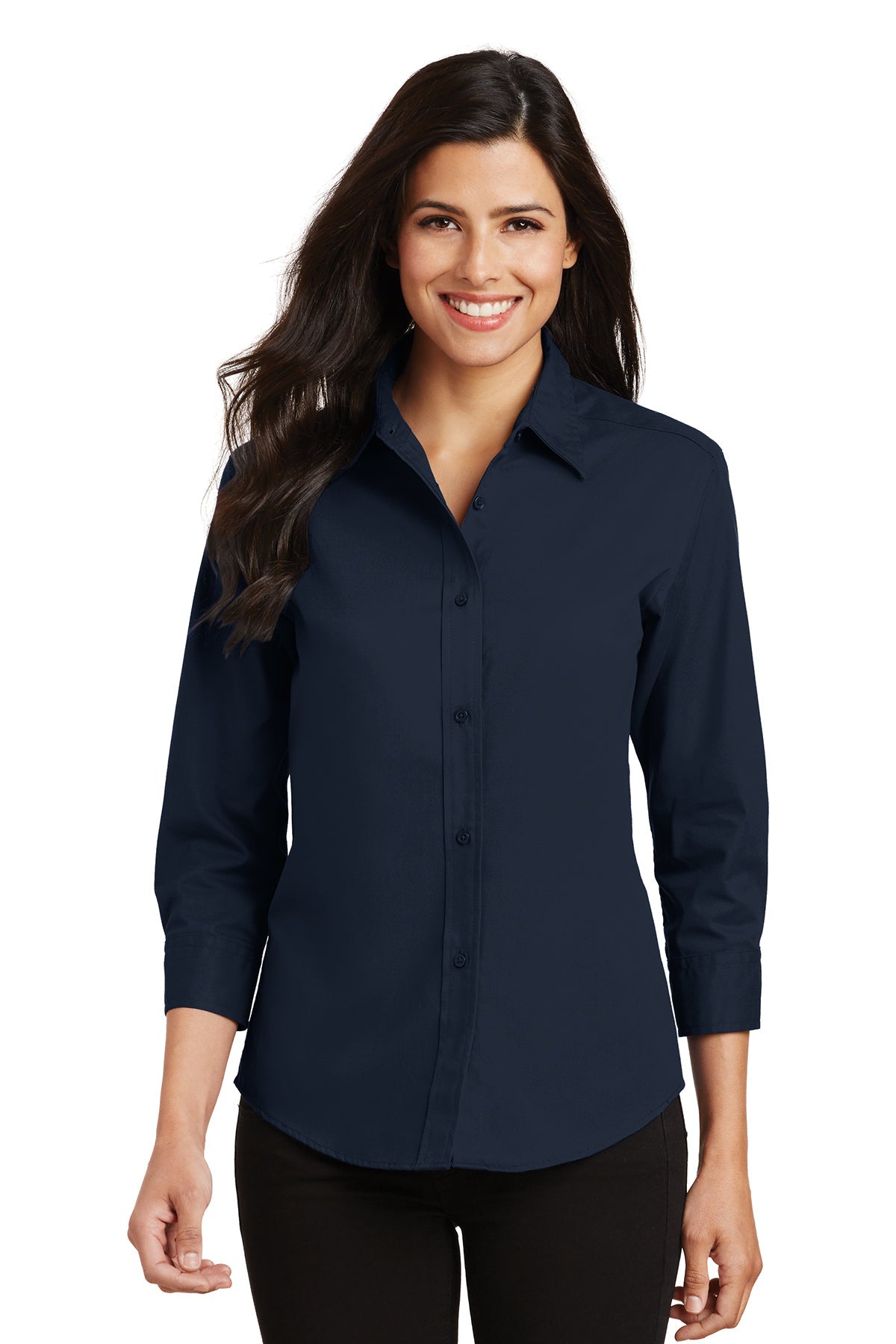 L612 Port Authority® Ladies 3/4-Sleeve Easy Care Shirt