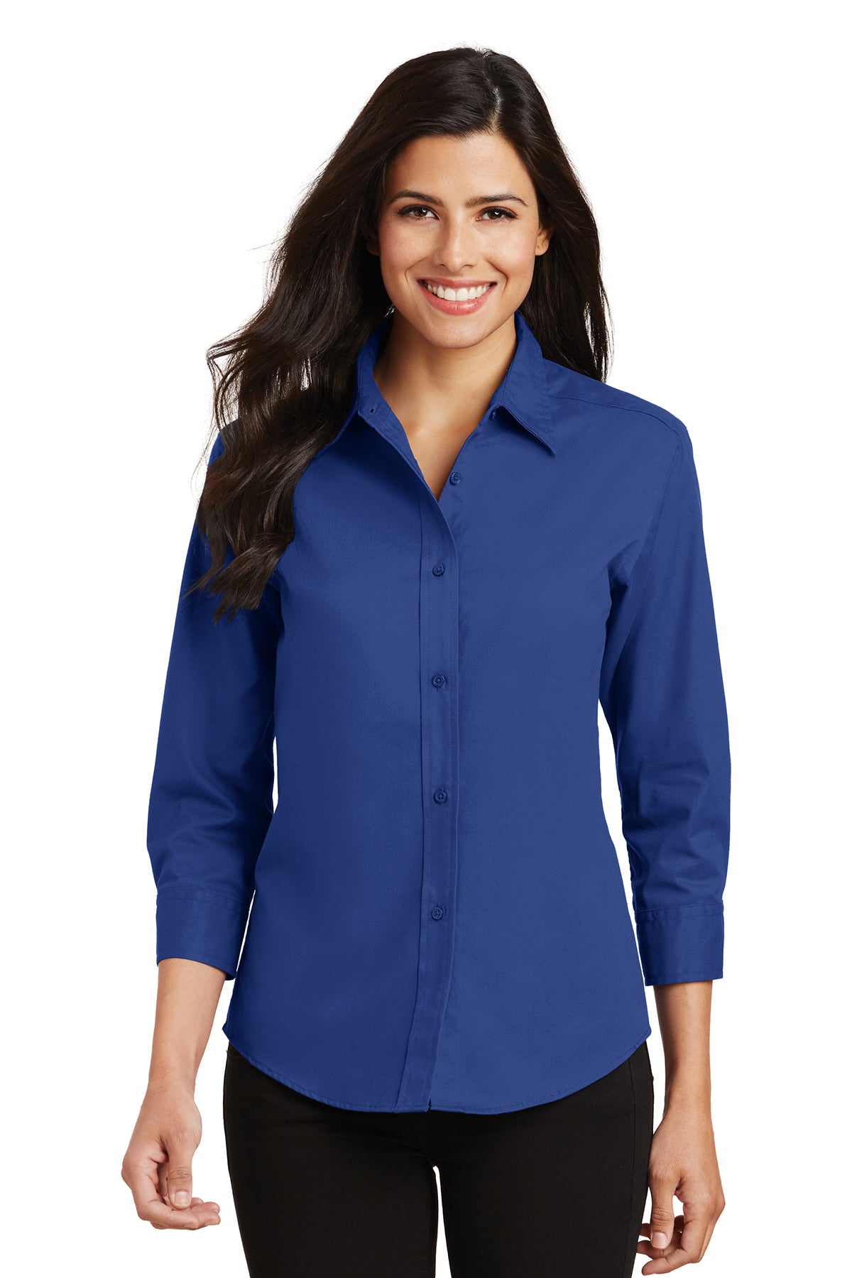 L612 Port Authority® Ladies 3/4-Sleeve Easy Care Shirt