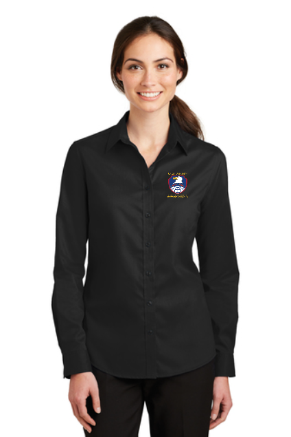 Ladies SuperPro Twill Shirt L663 Black