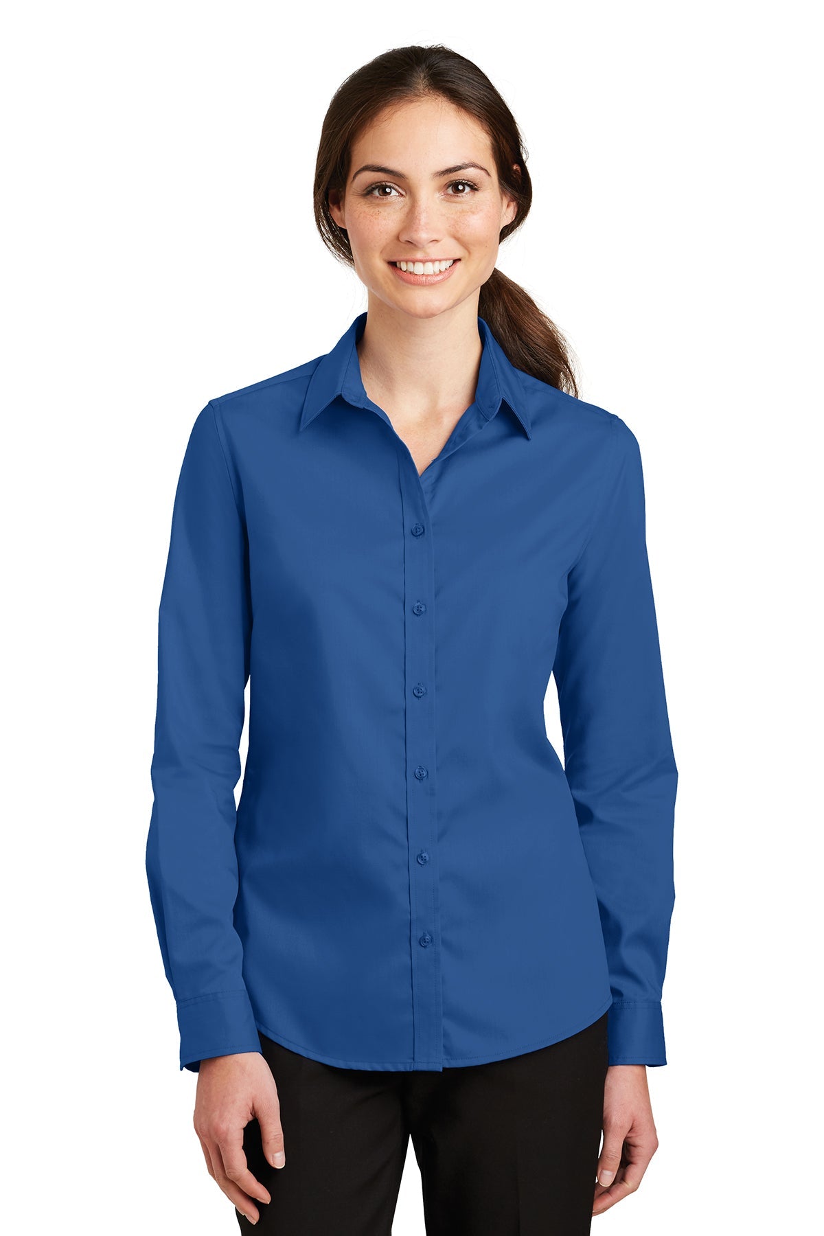 L663 Port Authority® Ladies SuperPro™ Twill Shirt