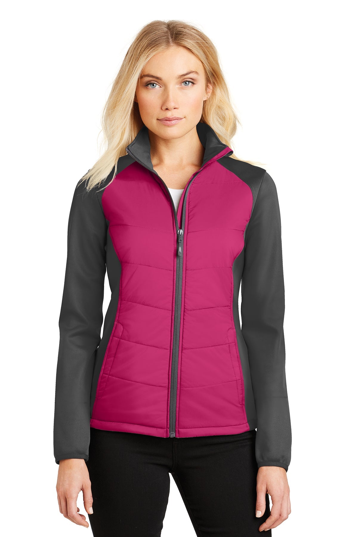 L787 Port Authority® Ladies Hybrid Soft Shell Jacket