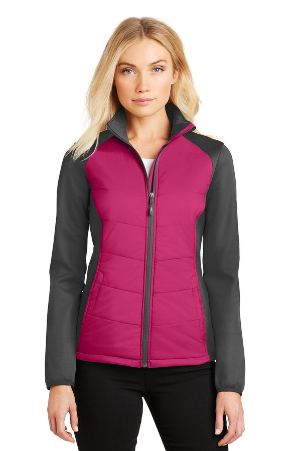 L787 Port Authority® Ladies Hybrid Soft Shell Jacket
