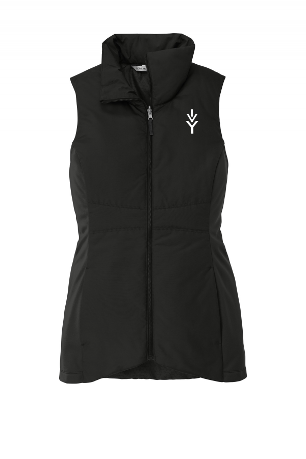Embroidered Women's Collective Insulated Vest (Port Authority L903) - Deep Black