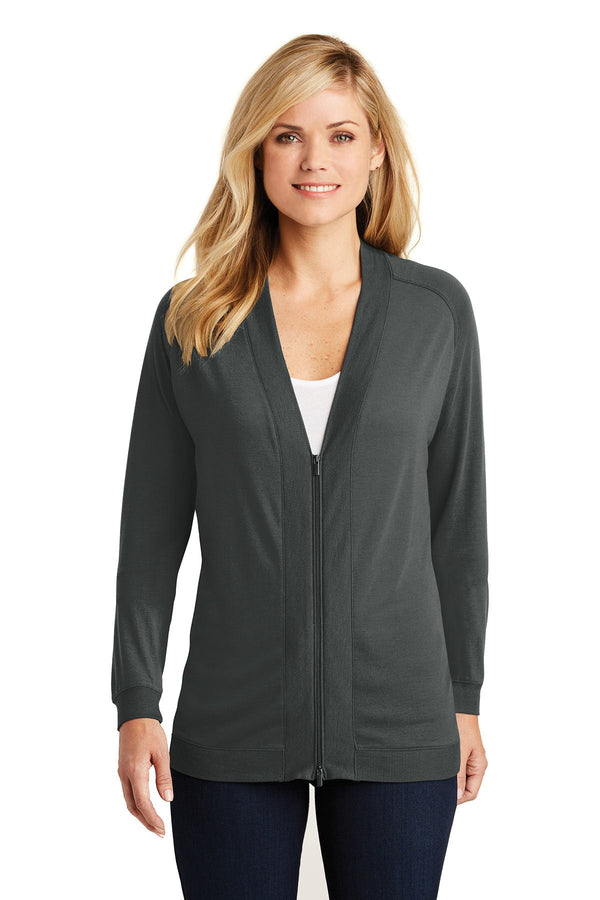 LK5431 Port Authority® Ladies Concept Bomber Cardigan