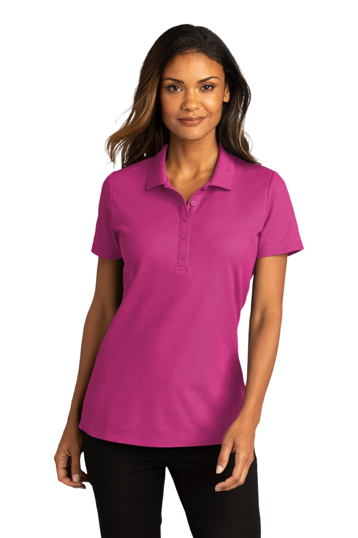 LK810-2 Port Authority® Ladies SuperPro React™ Polo