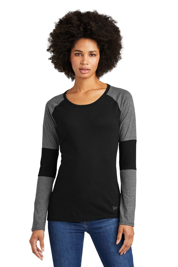 LNEA132 New Era® Ladies Tri-Blend Performance Baseball Tee - FRIDAY ONLY ITEM