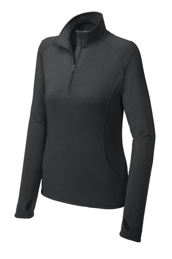 Ladies 1/4 Zip LST850 - Gray