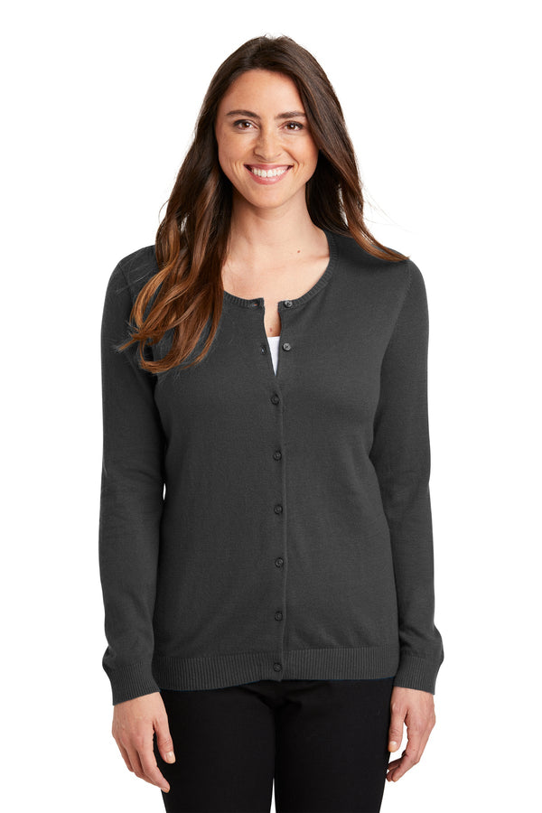 LSW287 Port Authority® Ladies Cardigan Sweater