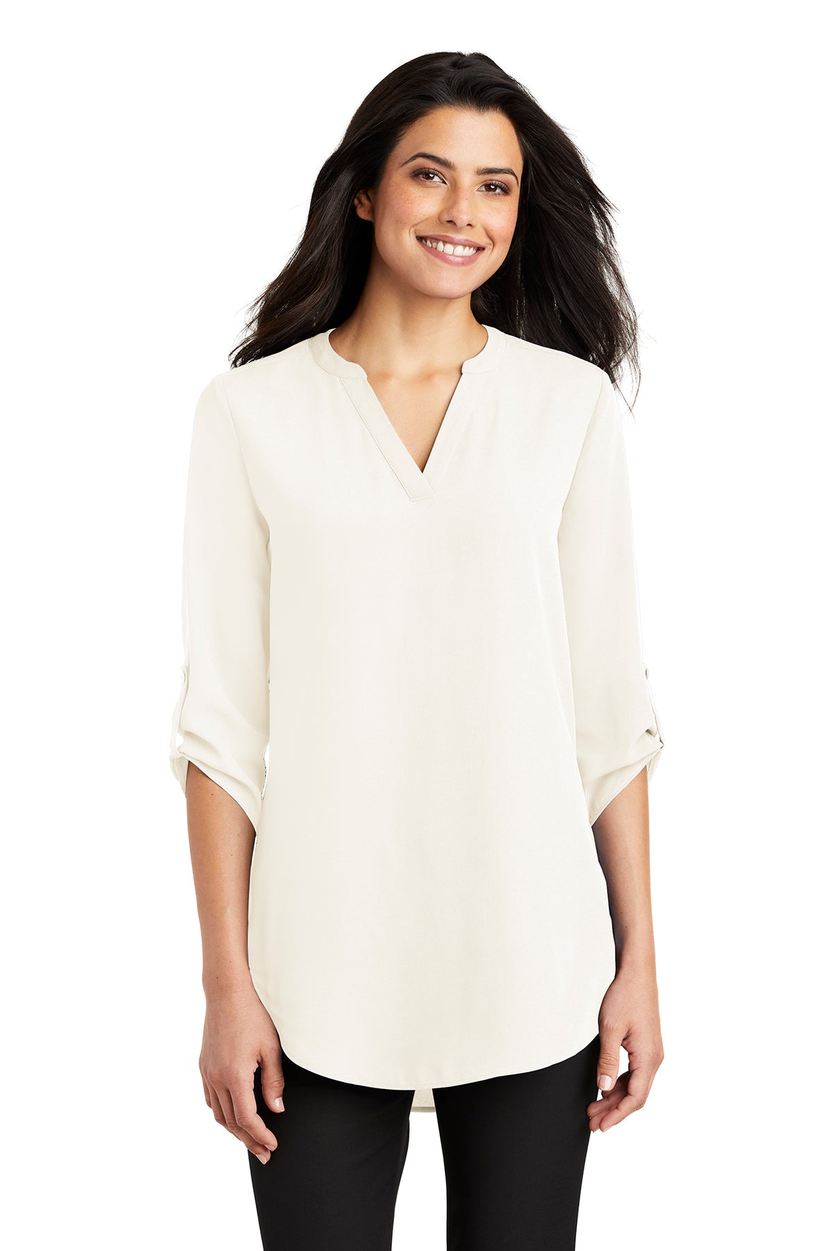 LW701 Port Authority ® Ladies 3/4-Sleeve Tunic Blouse