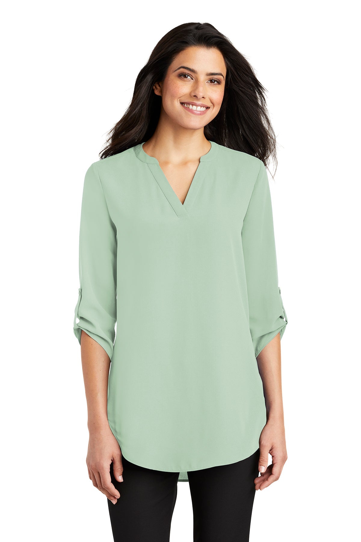 LW701 Port Authority ® Ladies 3/4-Sleeve Tunic Blouse