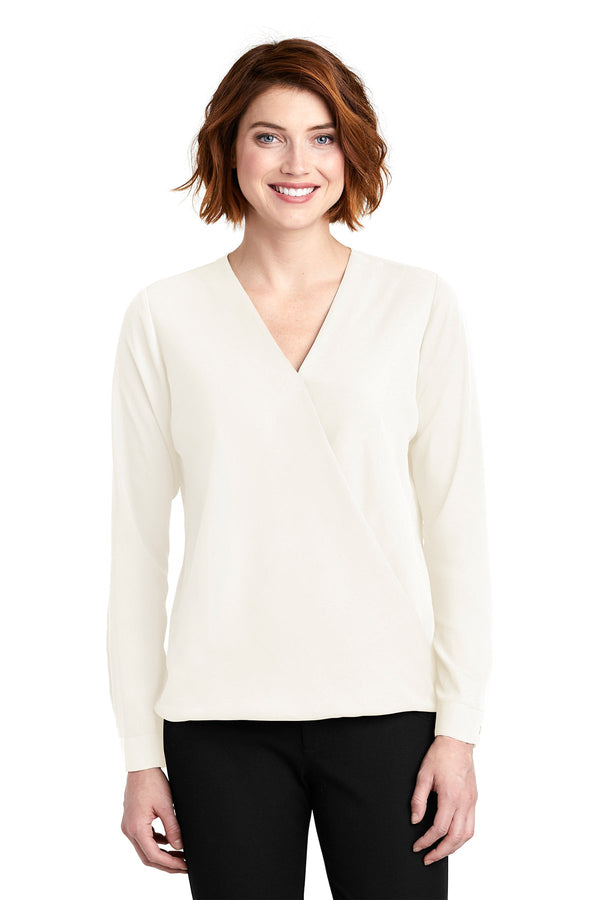 LW702 Port Authority ® Ladies Wrap Blouse